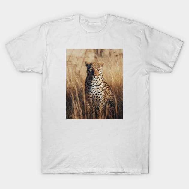 African Leopard T-Shirt by withluke